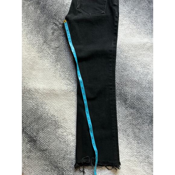 Everlane Raw Hem Straight Hi Rise Charcoal Wash Women Jeans Size 25 | 2 Regular - Picture 9 of 11